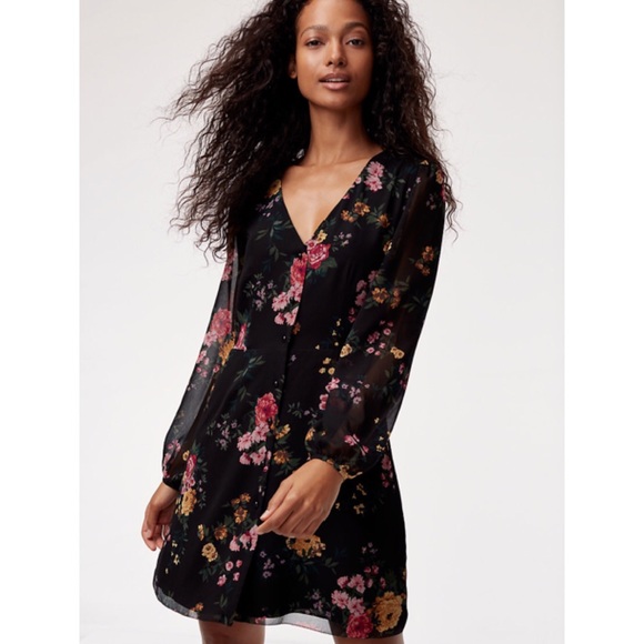 Aritzia Dresses & Skirts - Aritzia Wilfred Nazaire Mini Dress in Flower Print